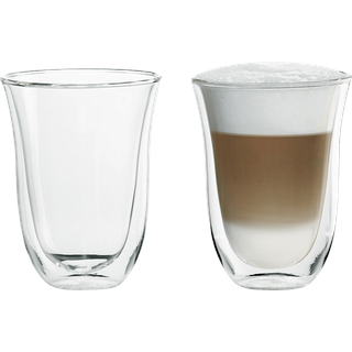 DELONGHI Thermoglas 2erSet DLSC312 Latte Macchiato Gläser Transparent