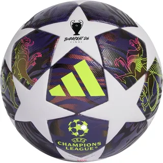 adidas UEFA Champions League Final League J350 Ball Kinder Outdoor-Fußball, Lila