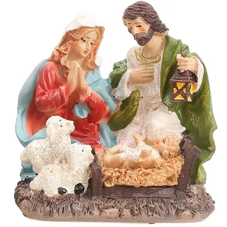 Jesus-skulptur – Weihnachtsfigur Aus Holz, Stil B, Jesus In Der Krippe, Religiöse Dekoration Für Die Krippenszene