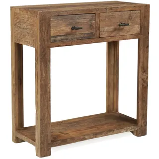 Konsolentisch DRVO Altholz  massiv recycelt Treibholz Landhaus Design Shabby