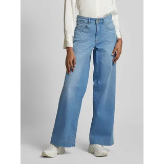 Flared Cut Jeans im 5-Pocket-Design Modell 'RICH PALAZZO', Hellblau, 38/32