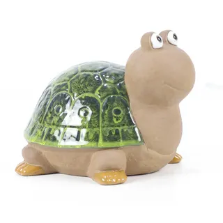 Dehner Dekofigur Schildkröte 19,5 cm Grün/Braun