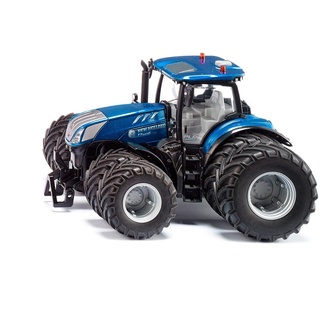 siku 6738, New Holland T7.315 Traktor, 1:32, Blau, Metall/Kunststoff, Ferngesteuert, Steuerung mit App via Bluetooth, Mit abnehmbaren Doppelreifen, Ohne Fernsteuermodul