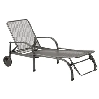 MWH Das Original Chalet Rollliege 186 x 82 x 49 cm eisengrau