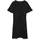 Minikleid Blusenkleid Schwarz 34