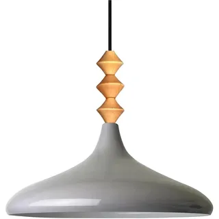 Bamyum Champion 1-flg. Ø35 cm rund Holz grau