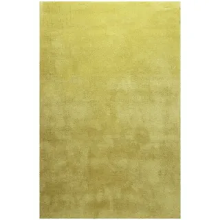 Homie Living Pisa Hochflorteppich 130 x 190 cm Gelb
