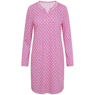 Rösch Nachthemd Mustermix pink / weiß L