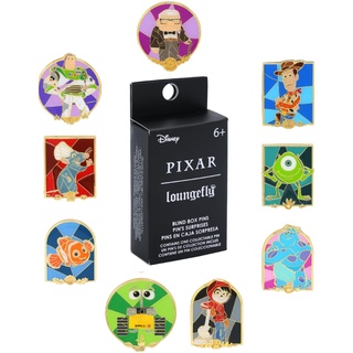 Loungefly Disney Pixar Character Stain Glass Blind - Woody - Disney Pixar: Toy Story - Blind Box Emaille-Nadeln - Niedliche Brosche Zum Sammeln - Für Rucksäcke & Taschen - Geschenkidee - Movies Fans