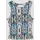 aus Rippware mit Cut Out Creme/Mehrfarbig XL