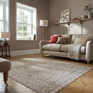 Flair Rugs Meena Vintage Teppich 200 x 300 cm Beige