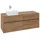 Waschbeckenunterschrank 140 x 55 cm Kansas Oak
