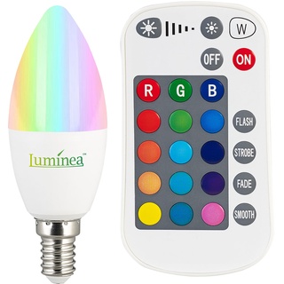 LED-Kerze E14, RGBW, 4,8 W (ersetzt 40 W), 470 Lumen, dimmbar