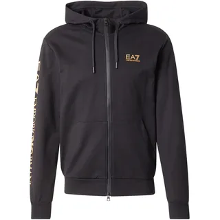 Emporio Armani EA7 Emporio Armani Sweatjacke gold / schwarz M
