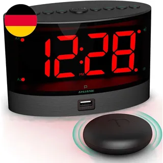 RAPANDA Sehr Lauter Wecker schwarz
