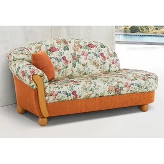 Home Affaire "Milano, bequemes solitär Sofa im Landhaus-Stil, B/T/H 181/79/83cm", bunt (terrakotta, geblümt), B:181cm H:83cm T:79cm, Chenille (70% Polyacryl, 30% Polyester);Chenille (70% Polyacryl, 30% Polyester) auf Korpus und Zierkissen, Sitz und Rücken
