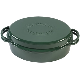 Big Green Egg Grill Dutch Oven Oval 2XL / XLarge Large Gusseisen