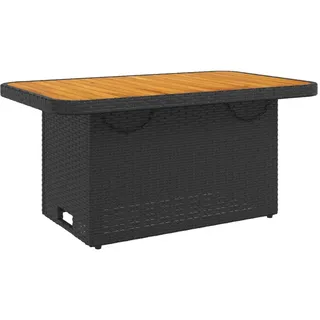 vidaXL Gartentisch 90 x 55 x 71 cm Schwarz