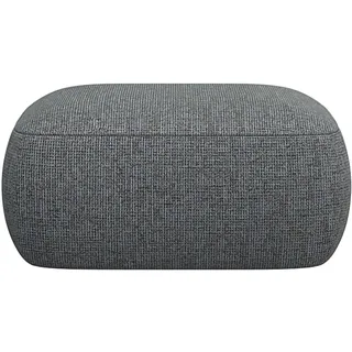 Pouf FLEXLUX "Torino, rund, bodennah, Sitzhocker, Polsterhocker", grün (moss grün), B:91cm H:46cm T:91cm, Poufs, Modernes, organisches Hocker-Design, Kaltschaum, Wellenunterfederung