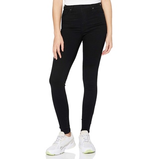 Levi's Damen Mile High Super Skinny Jeans, Black Celestial, 27W / 28L