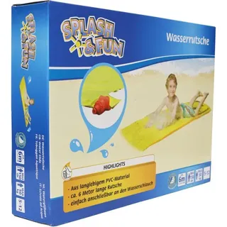 Splash & Fun Splash & Fun - Gartenspielzeug WASSERRUTSCHE in gelb