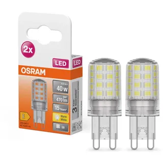 Osram LED-Leuchtmittel G9 4,2 W Warmweiß 470 lm 2er Set 5,2 x 2 cm (H x Ø)