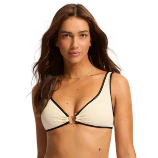 Seafolly Damen Bikini Oberteil Beach Bound Ecru 40