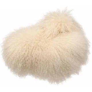 FELL Tibet Schaffell Lammfell Weiß ca. 90 cm