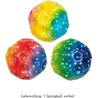 Goki Super-Springball Regenbogen, sortiert