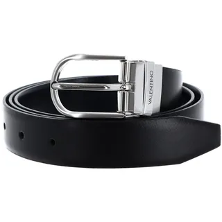 VALENTINO BAGS Ledergürtel Men's Belt aus echtem Leder schwarz W125