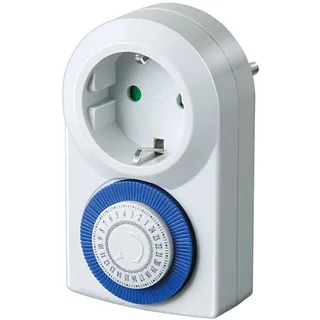 Brennenstuhl 1506160 Steckdosen-Zeitschaltuhr analog Tagesprogramm 3500 W IP20