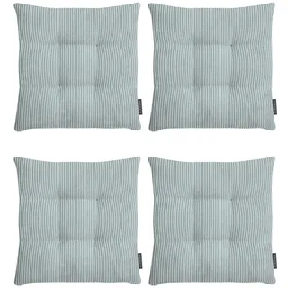 Magma Heimtexx Stuhlkissen, Mintgrün, Textil, Gestreift, Füllung: Polyester, Quadratisch, 35x5x35 cm, Wohntextilien, Kissen, Sitzkissen