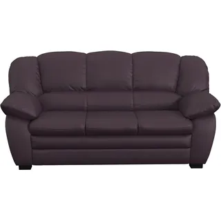 Cotta Couch Mikrofaser 3-Sitzer Braun