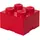 Brick Drawer 4 25 x 18 x 25 cm 1-tlg. rot