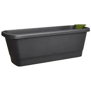 elho Noa Balkonkasten Living Black Schwarz 65 cm mit Bewässerungssystem - Kunststoff