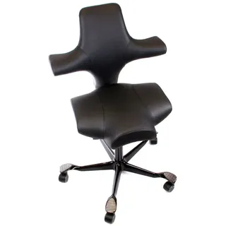 HAG Capisco Modell 8106 in Leder schwarz Bürostuhl