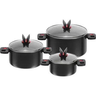 BALLARINI Click & Cook Topf-Set 3-tlg.