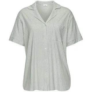 s.Oliver BLACK LABEL Schlafanzug s.Oliver Damen Pyjama Grün Baumwolle grün 44/46 EU