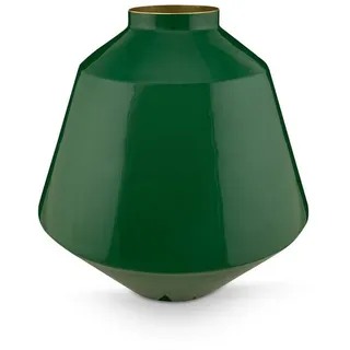 Pip Studio Vase Metall dunkelgrün 35cm
