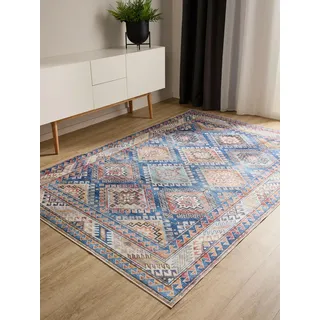 benuta George Vintage-Teppich 240 x 340 cm Blau