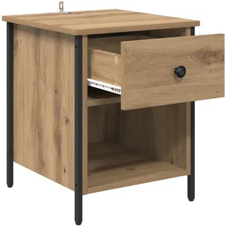 vidaXL Nachtschrank Artisan-Eiche 40 x 42 x 50 cm Braun