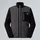 Fleecejacke anthrazit grau L