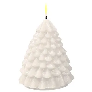 Weihnachtsbaum LED Kerze Weiß 11cm