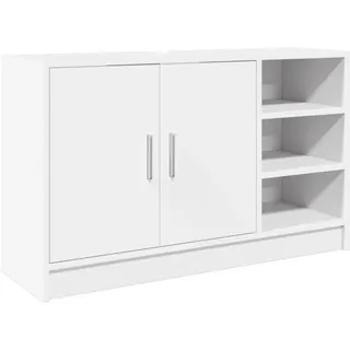 vidaXL Waschbeckenunterschrank 90 x 55 cm Weiß