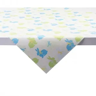 Sovie HOME Tischdecke Ruby in Pastell aus Linclass® Airlaid 80 x 80 cm, 1 Stück - Hasen Frühling Ostern