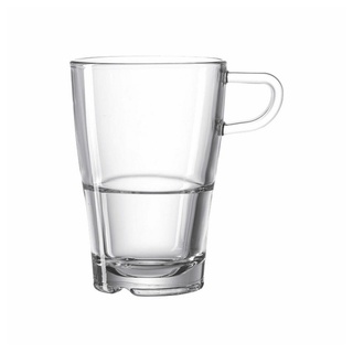 LEONARDO Latte-Macchiato-Glas Senso 230 ml, Glas weiß