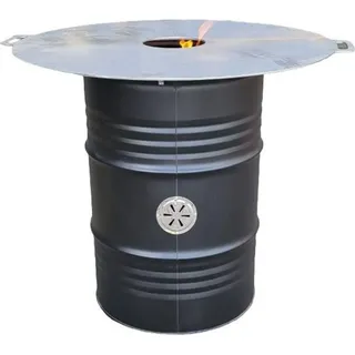 SRM Design Feuertonne Ø 100 cm Schwarz