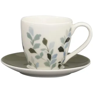 Greengate Espressotasse Jolina Espressotasse m.U. olive green 6,5cm, Steingut grün