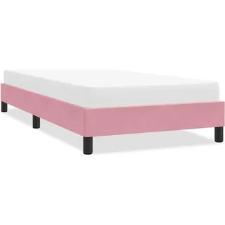 vidaXL Bettgestell 100 x 220 cm Rosa
