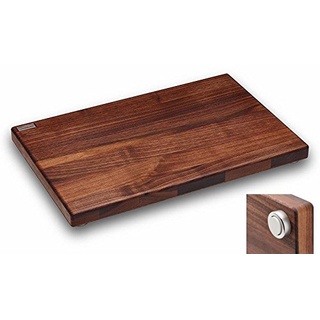 Schneidboard Nussbaum - Design Schneidebrett Aus Massivem Holz - Made in Germany - 45x29x3,8 cm